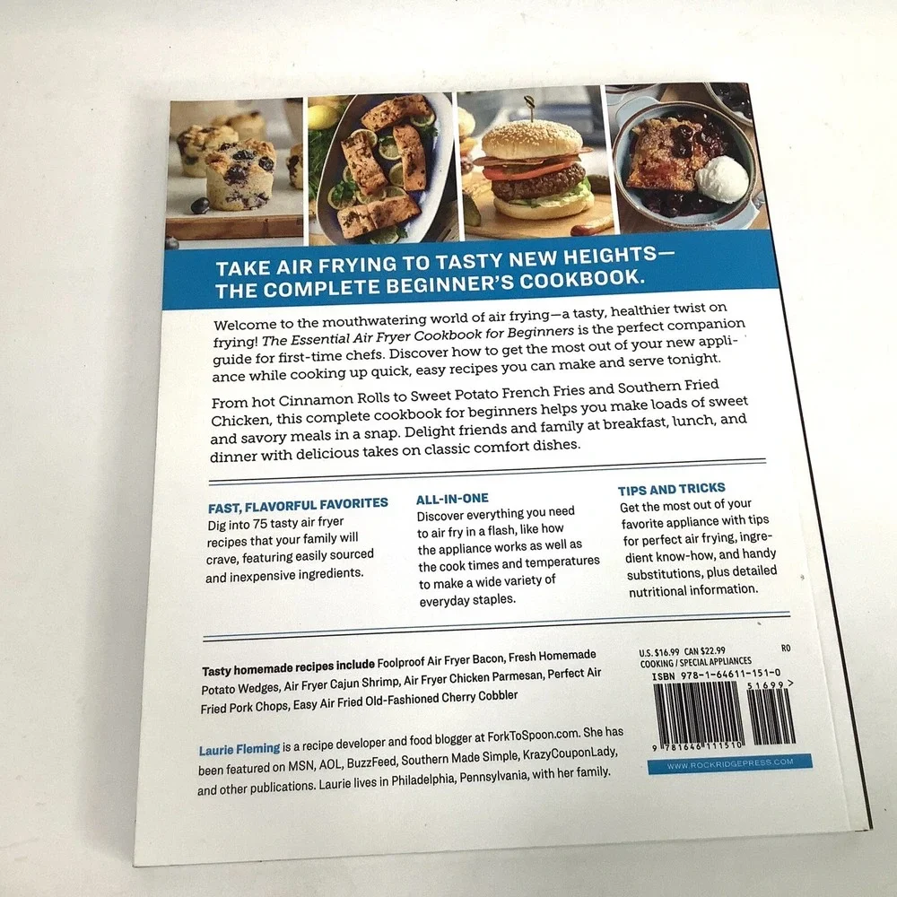 The Essential Air Fryer Cookbook‎ for Beginners Easy Foolproof Recipes Beginners